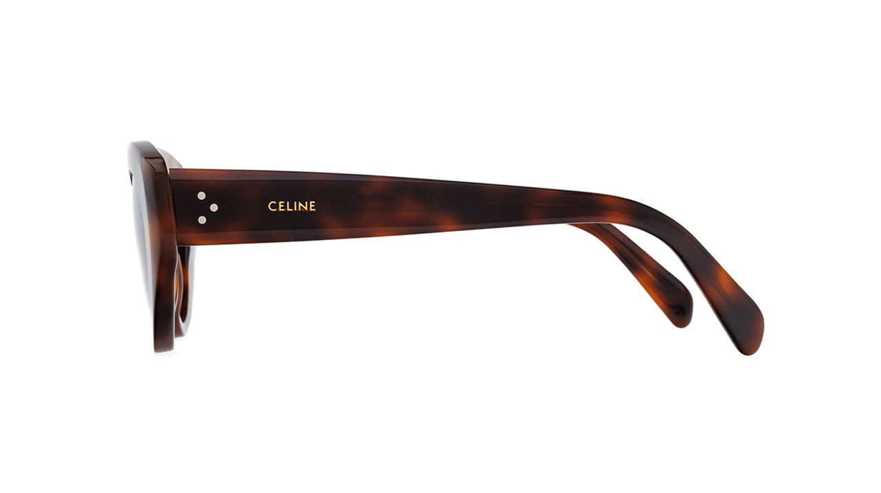 Paire de lunettes de soleil Celine-paris Cl40286i /s couleur havane - Côté droit - Doyle
