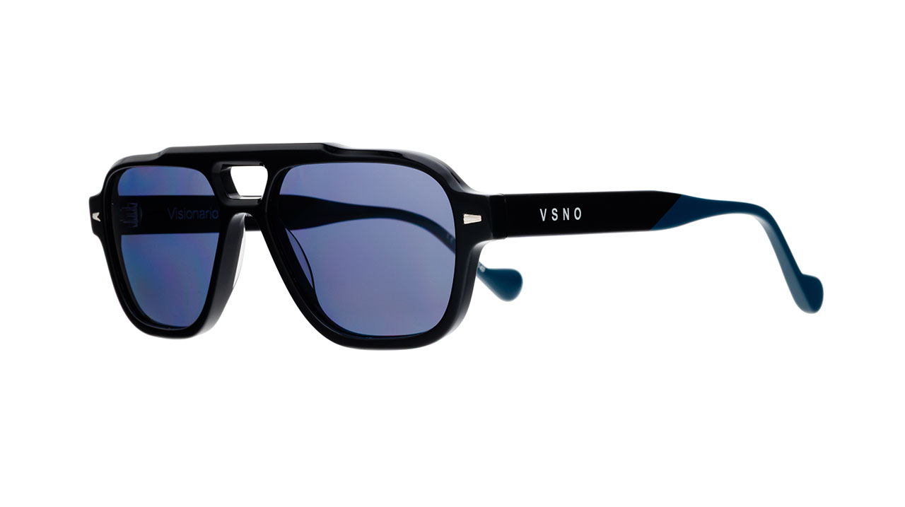 Paire de lunettes de soleil Visionario Newman /s couleur noir - Côté à angle - Doyle