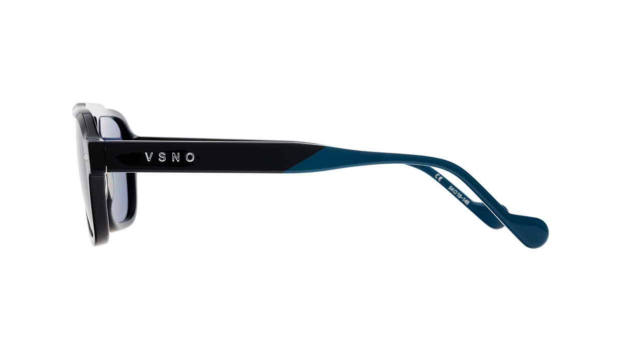Paire de lunettes de soleil Visionario Newman /s couleur noir - Côté droit - Doyle