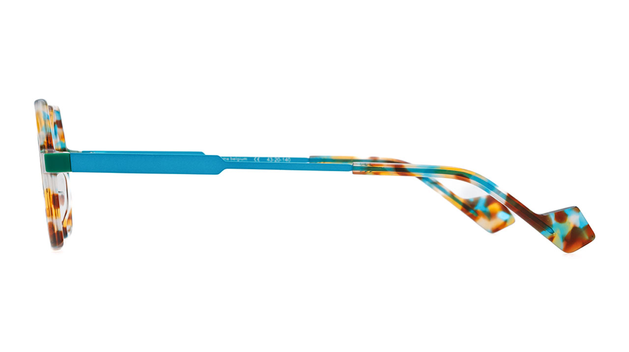 Paire de lunettes de vue Matttew Saloum couleur havane - Côté droit - Doyle