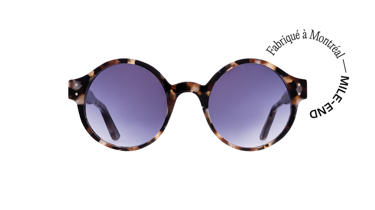 Paire de lunettes de soleil Atelier-78 Mile-end /s couleur havane - Doyle