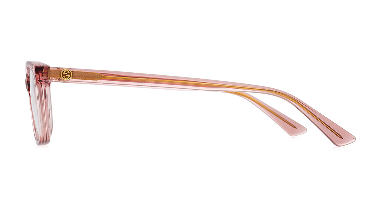 Paire de lunettes de vue Gucci Gg0613o couleur brun - Côté droit - Doyle