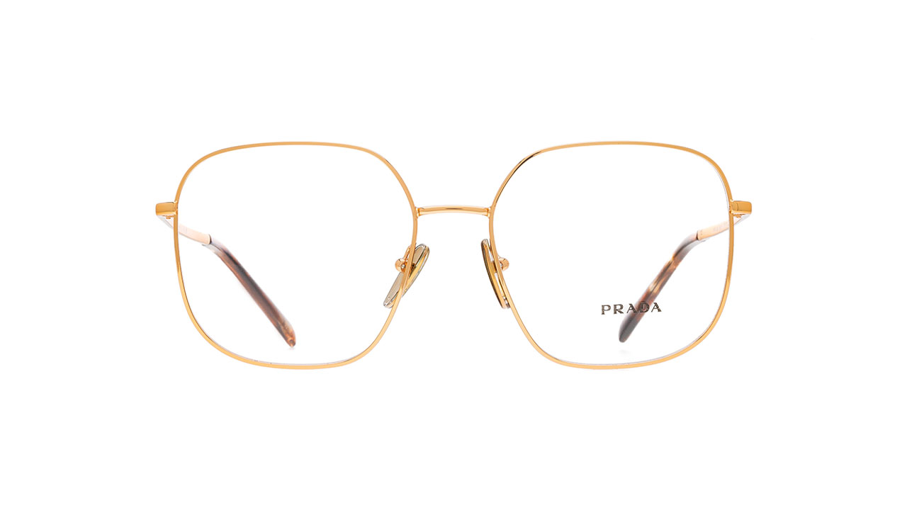 Paire de lunettes de vue Prada Pra59 couleur or - Doyle