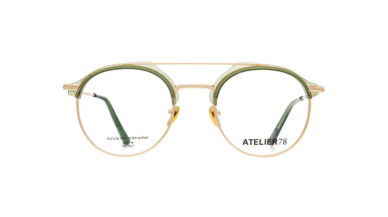 Paire de lunettes de vue Atelier-78 Finca couleur olive - Doyle