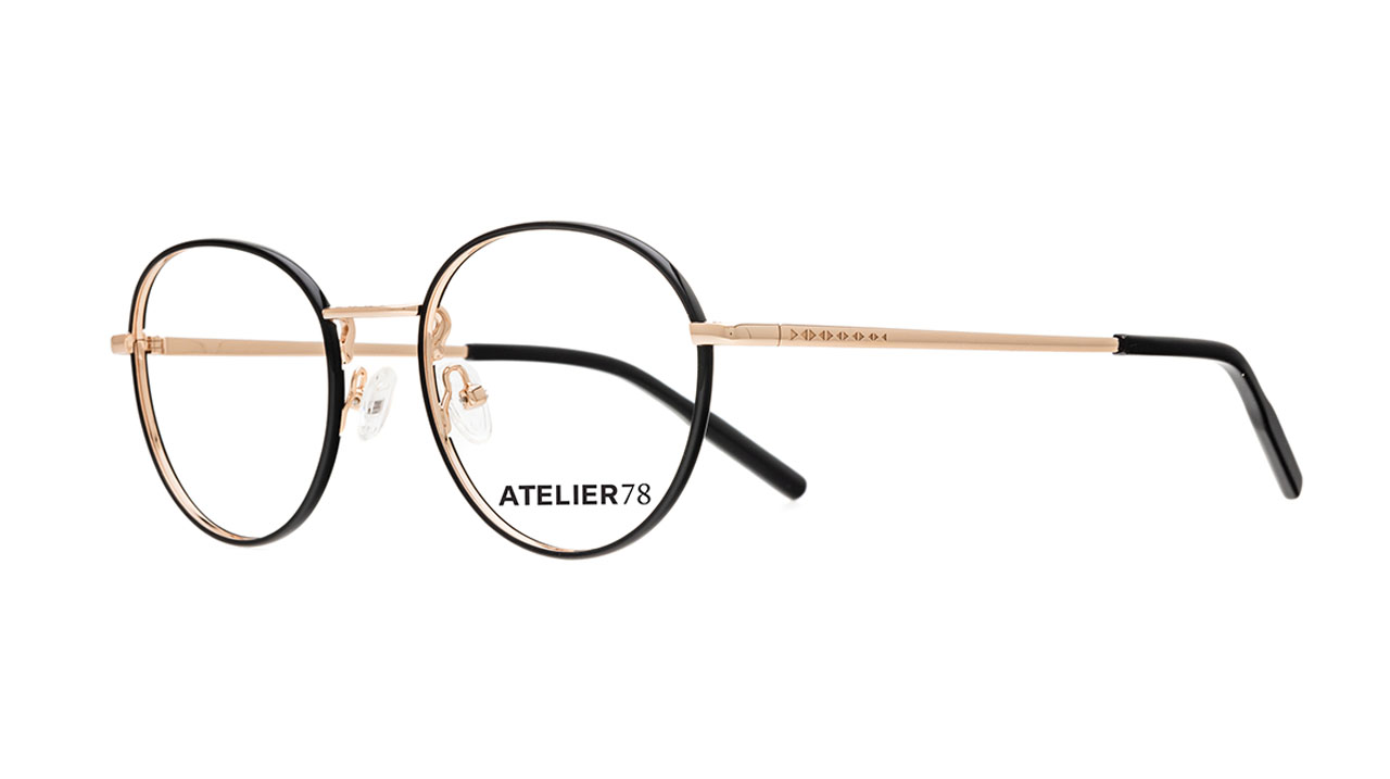 Glasses Atelier-78 Rully x, black gold colour - Doyle