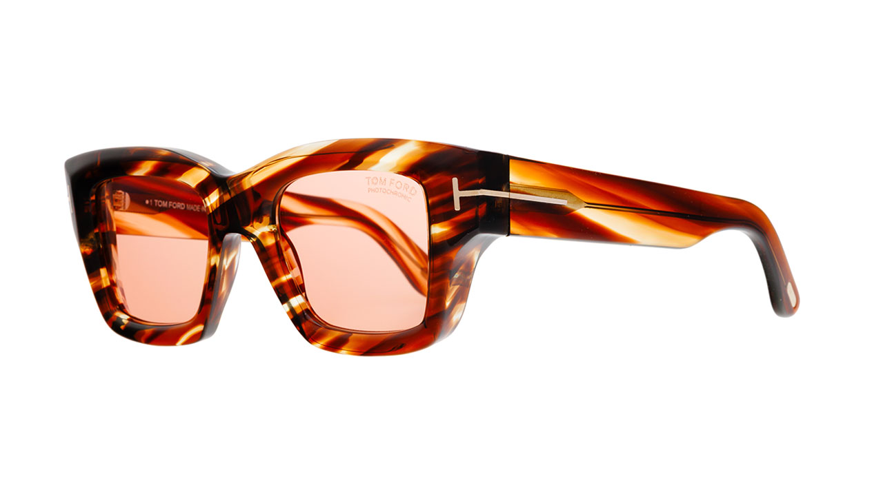 Paire de lunettes de soleil Tom-ford Tf1154 /s couleur n/d - Côté à angle - Doyle