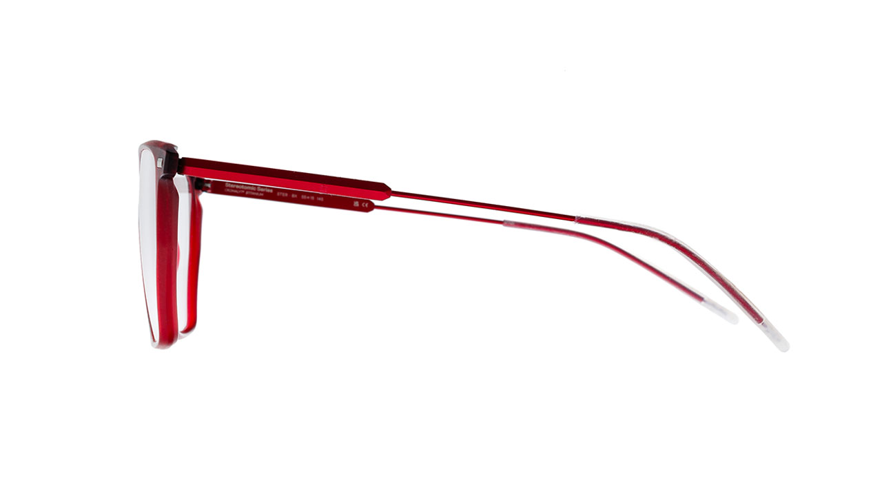 Paire de lunettes de vue Lool Ster couleur bordeaux - Côté droit - Doyle