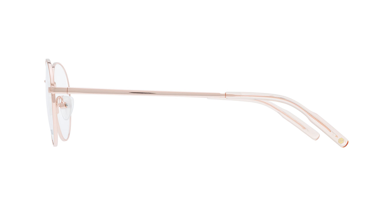 Paire de lunettes de vue Atelier-78 Rully s couleur or rose - Côté droit - Doyle