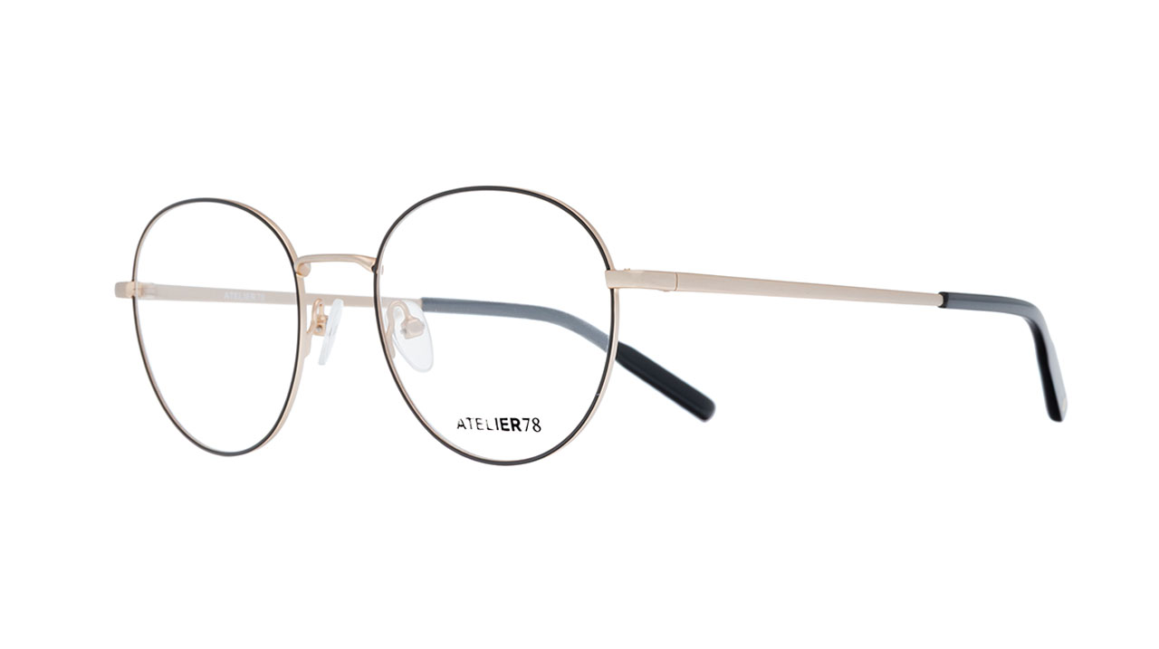 Glasses Atelier-78 Rully l, black gold colour - Doyle