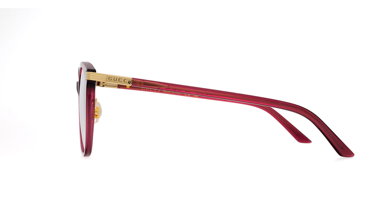 Paire de lunettes de vue Gucci Gg1453ok couleur rose - Côté droit - Doyle