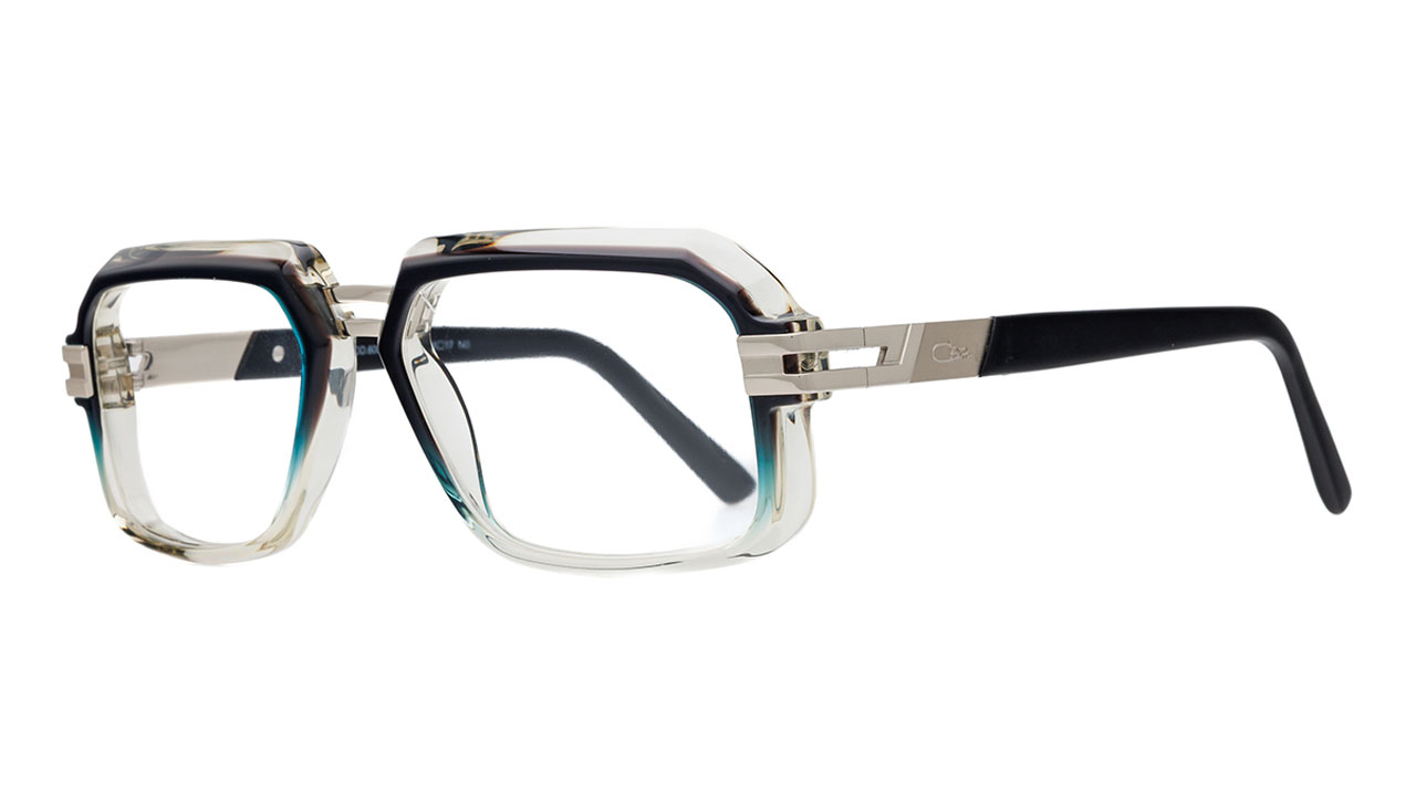 Paire de lunettes de vue Cazal 6004 couleur gris - Côté à angle - Doyle