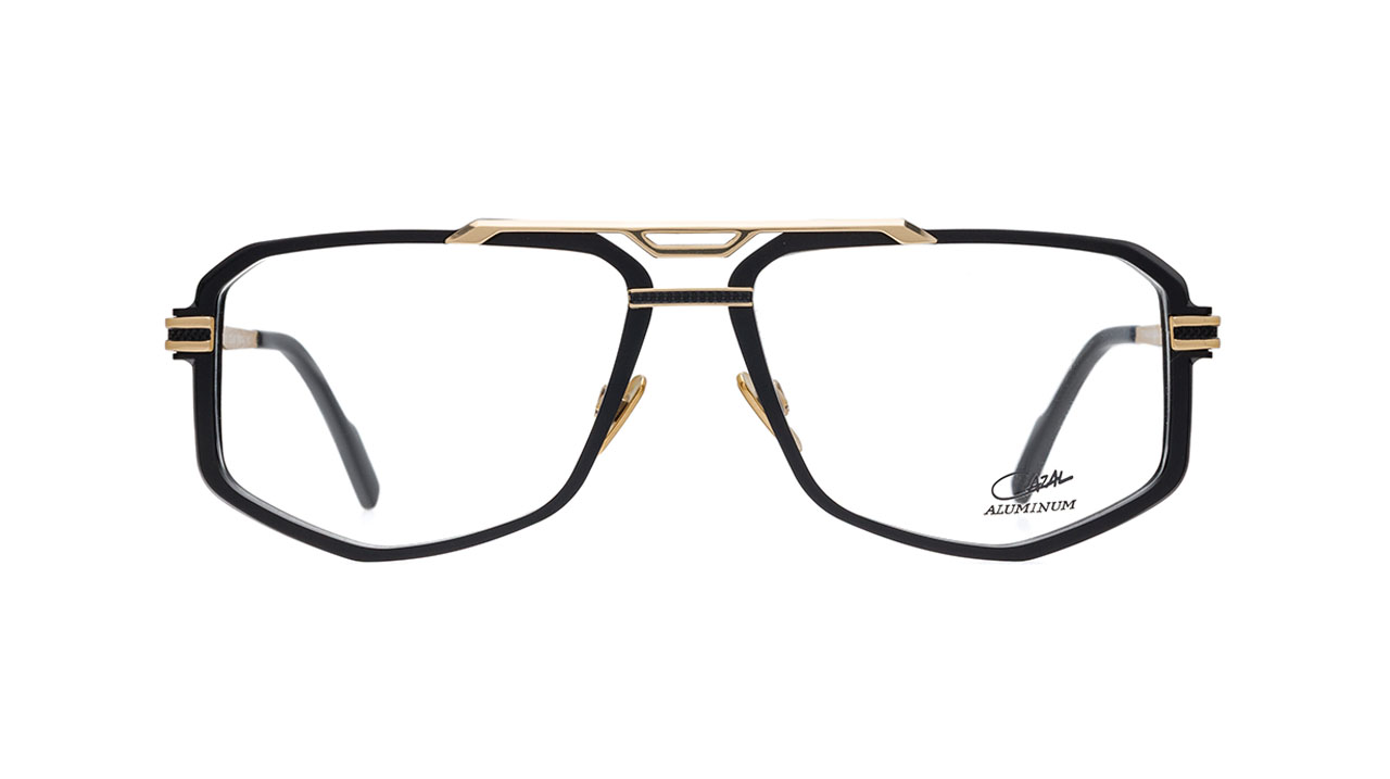 Paire de lunettes de vue Cazal 7106 couleur noir or - Doyle