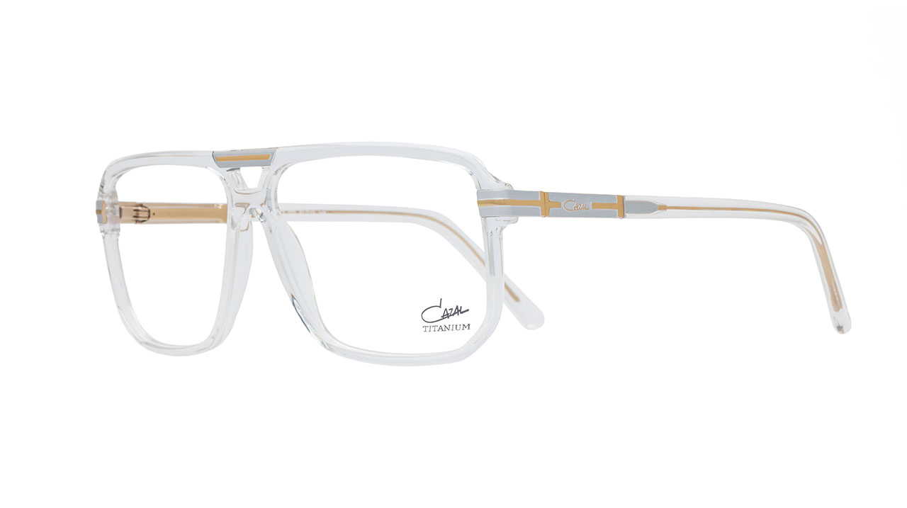 Paire de lunettes de vue Cazal 6022 couleur gris - Côté à angle - Doyle
