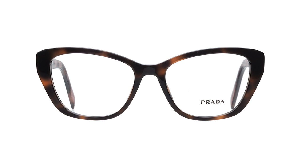 Paire de lunettes de vue Prada Pr19w couleur havane - Doyle