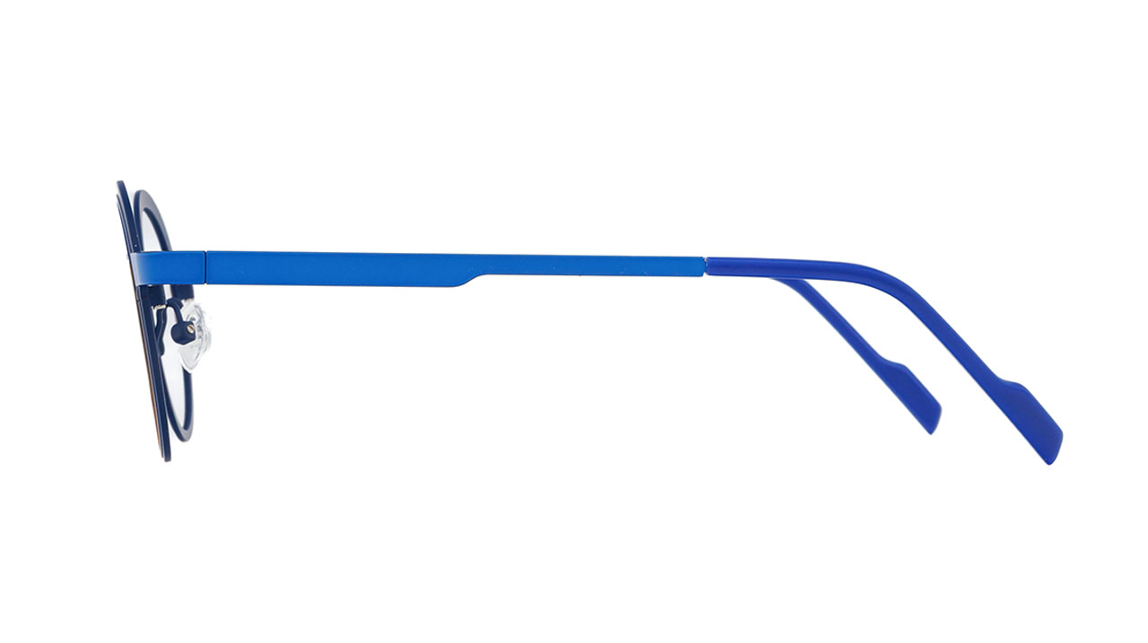 Paire de lunettes de vue Dutz Dz875 couleur bleu - Côté droit - Doyle