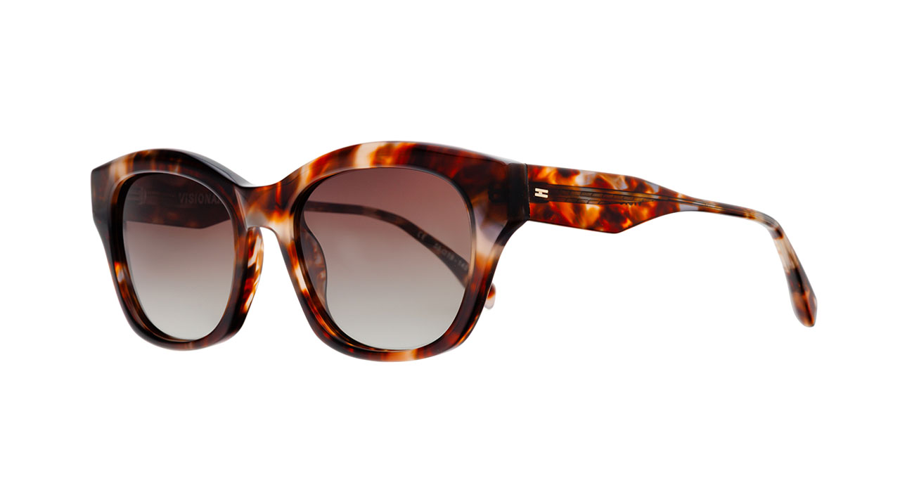 Paire de lunettes de soleil Visionario Linda /s couleur brun - Côté à angle - Doyle