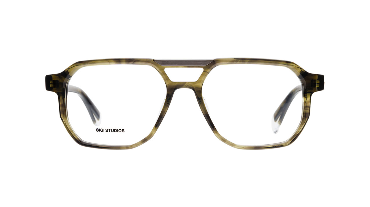 Paire de lunettes de vue Gigi-studios Marconi couleur vert - Doyle