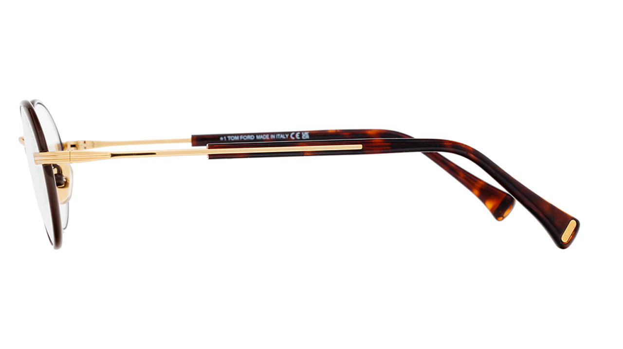 Paire de lunettes de vue Tom-ford Tf5973-b couleur brun - Côté droit - Doyle