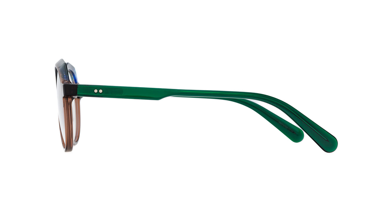 Paire de lunettes de vue Res-rei Wild couleur brun - Côté droit - Doyle