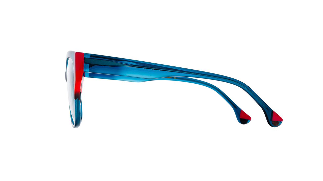 Paire de lunettes de vue Woodys Dagmar couleur rose - Côté droit - Doyle