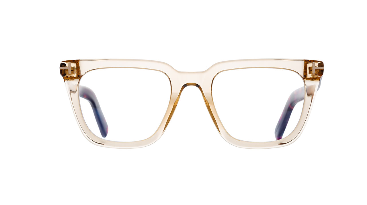 Paire de lunettes de vue Tom-ford Tf5963-b couleur pêche cristal - Doyle