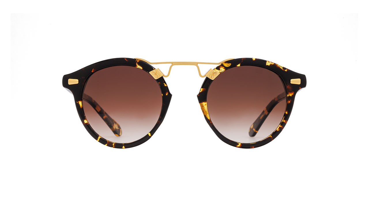 Paire de lunettes de soleil Krewe Stl ii /s couleur havane - Doyle