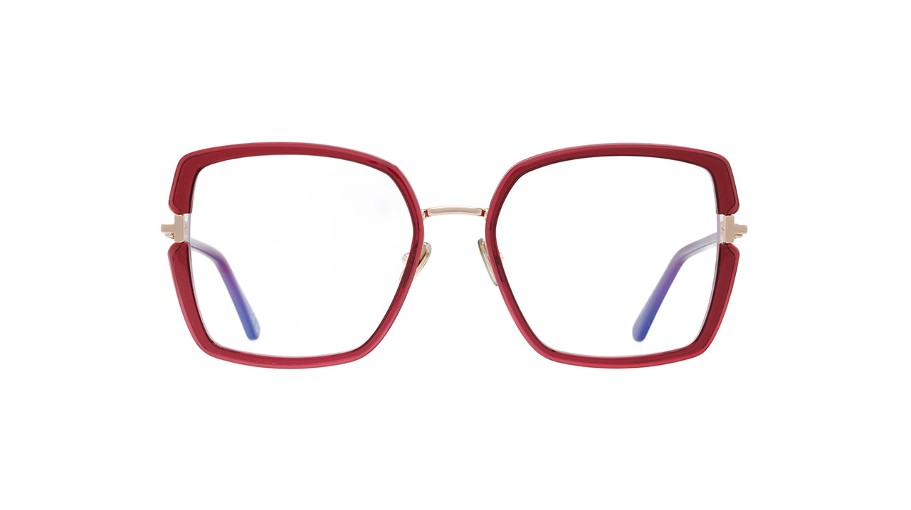Paire de lunettes de vue Tom-ford Tf5985-b couleur rouge - Doyle