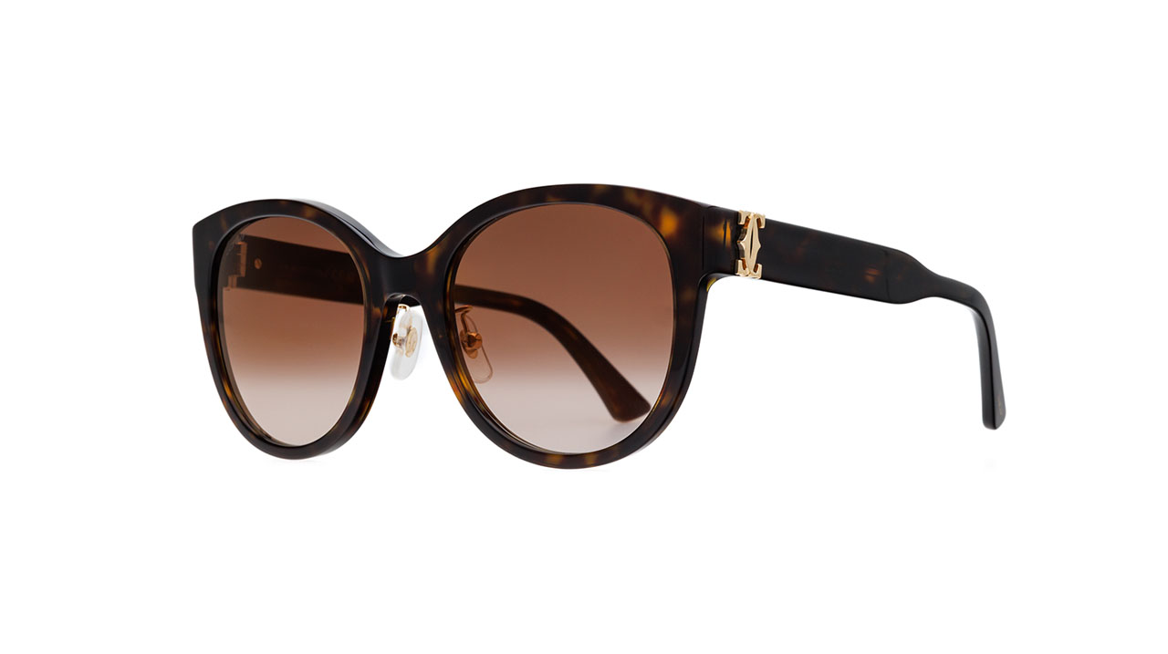 Sunglasses Cartier Ct0438sa, havana gold colour - Doyle