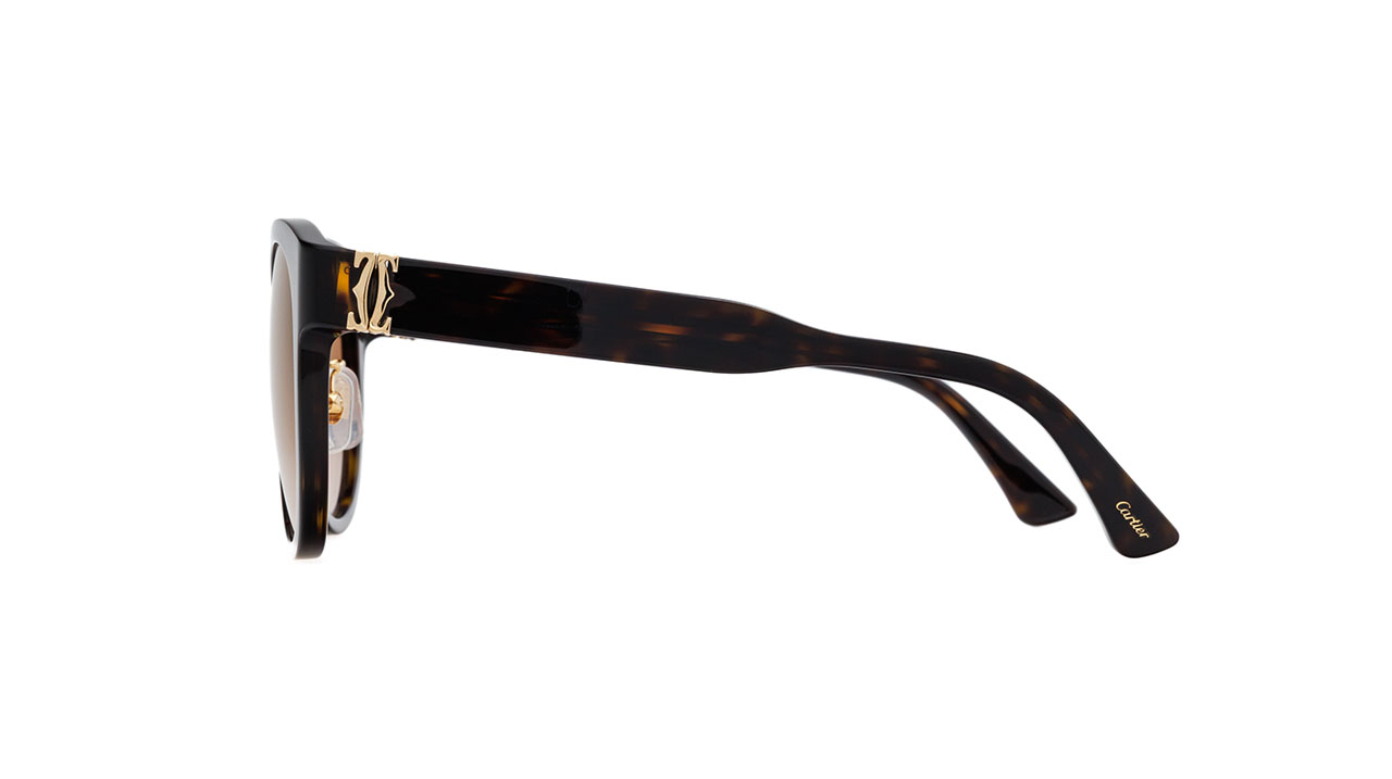 Sunglasses Cartier Ct0438sa, havana gold colour - Doyle