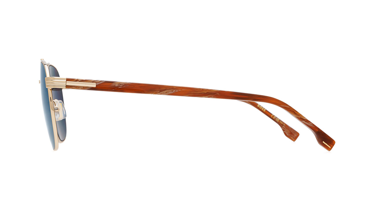 Paire de lunettes de soleil Hugo-boss 1723 /s couleur or - Côté droit - Doyle