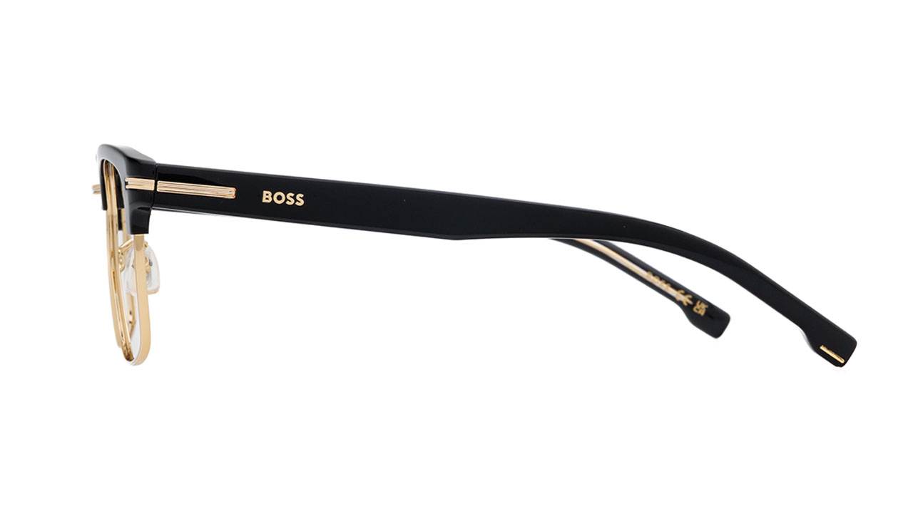 Paire de lunettes de vue Hugo-boss 1776 /g/u couleur noir or - Côté droit - Doyle