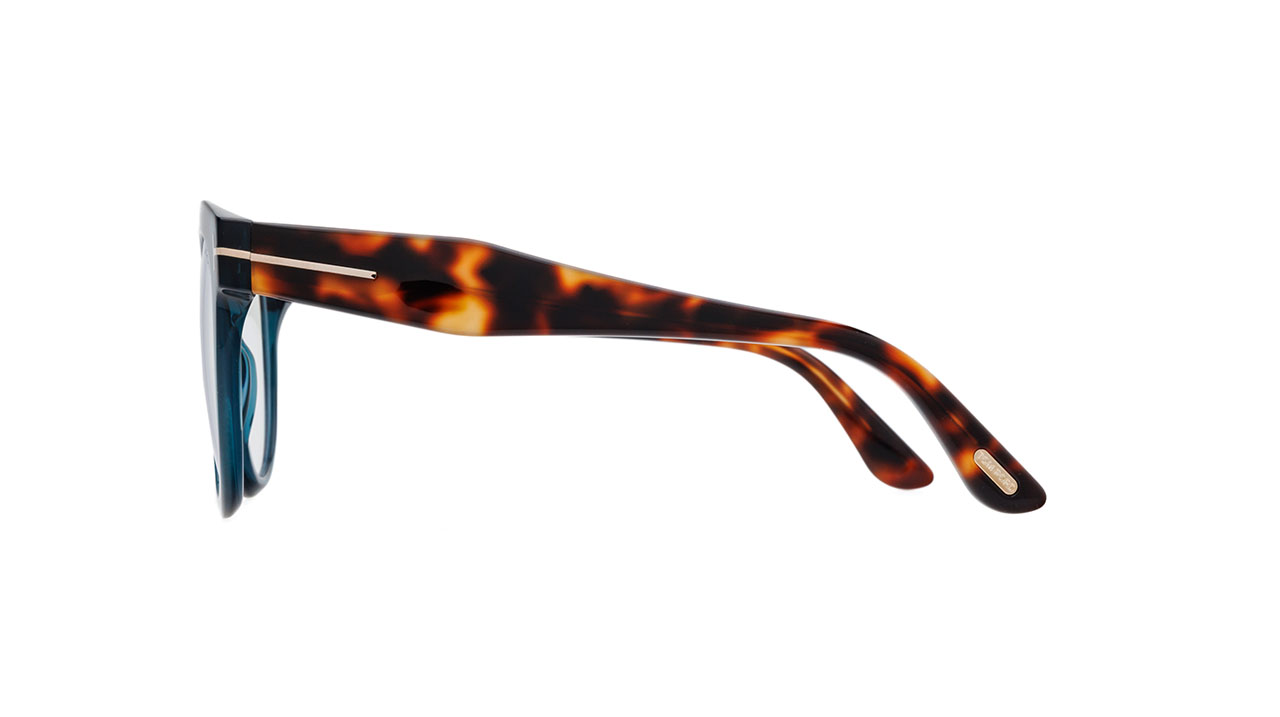 Paire de lunettes de vue Tom-ford Tf5987-b couleur bleu - Côté droit - Doyle