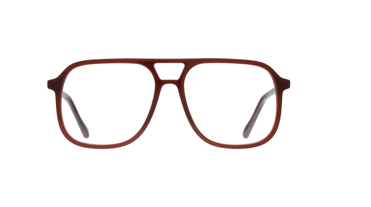 Paire de lunettes de vue Kaleos Hernandez couleur brun - Doyle