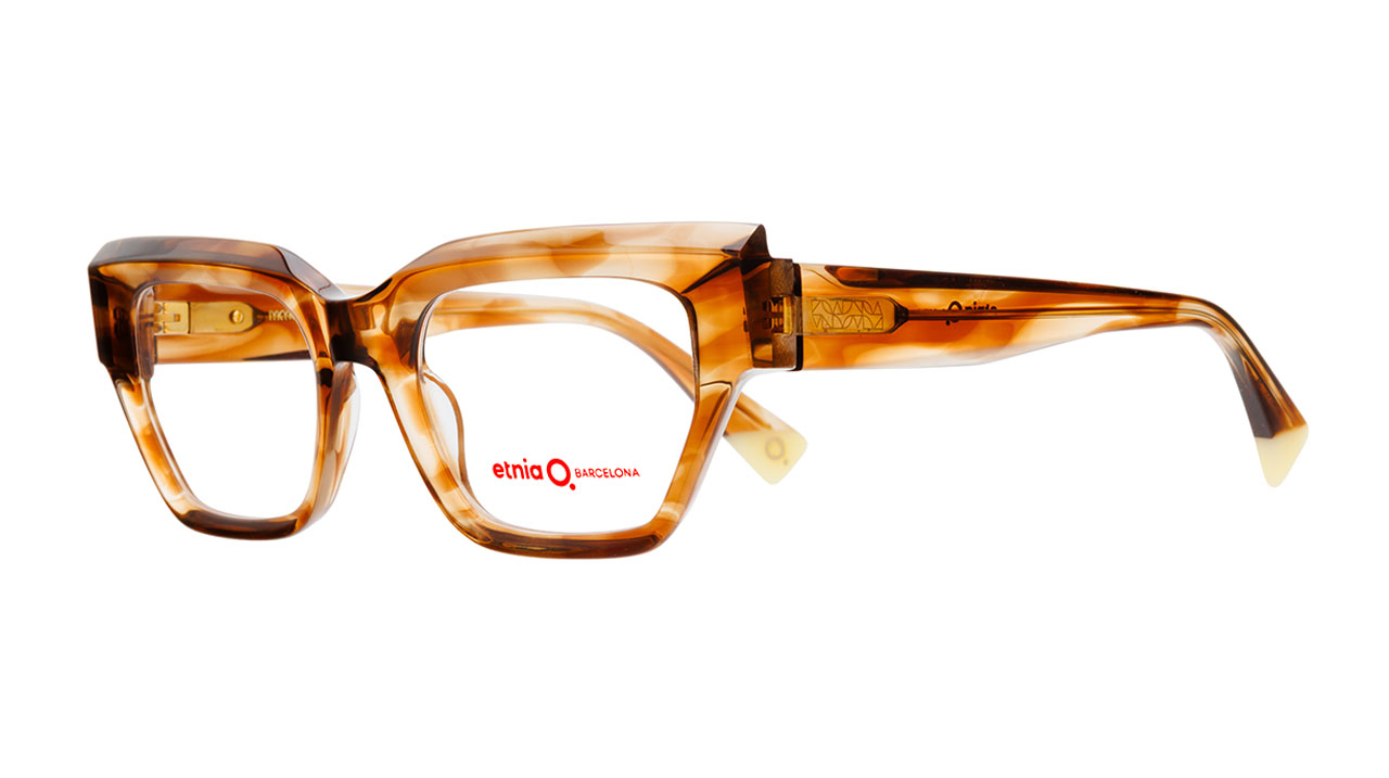 Paire de lunettes de vue Etnia-barcelona Iykyk couleur or - Côté à angle - Doyle