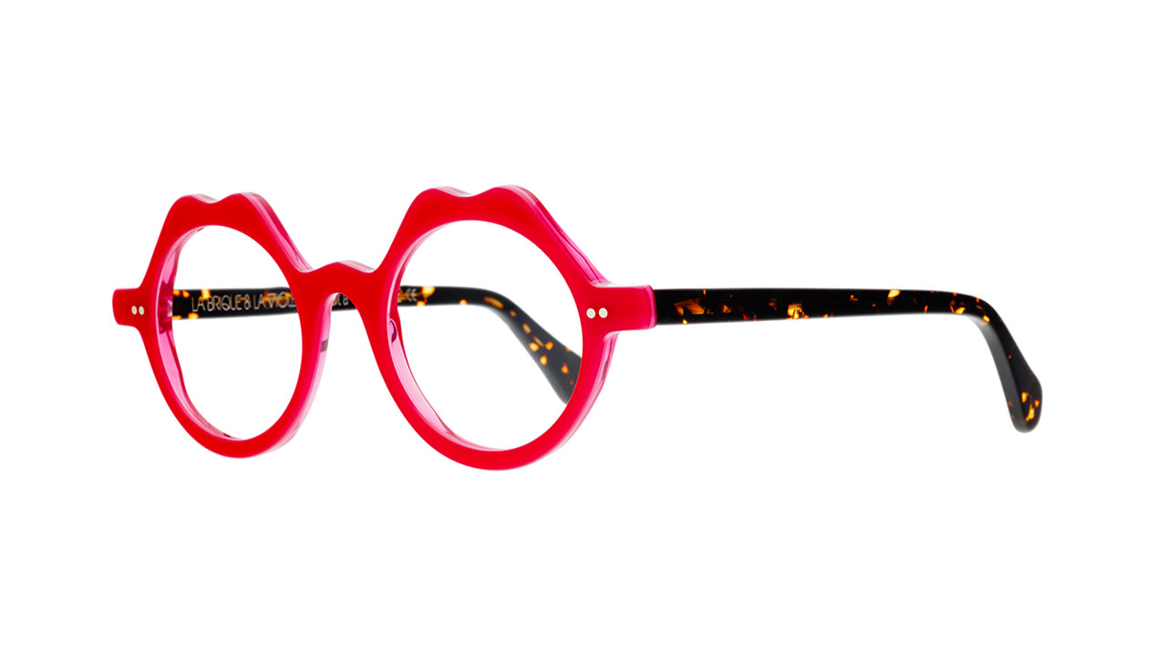 Paire de lunettes de vue La-brique-et-la-violette Smack couleur n/d - Côté à angle - Doyle