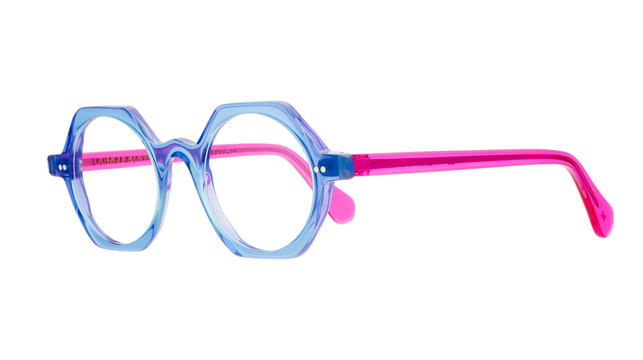 Paire de lunettes de vue La-brique-et-la-violette Kiss couleur n/d - Côté à angle - Doyle