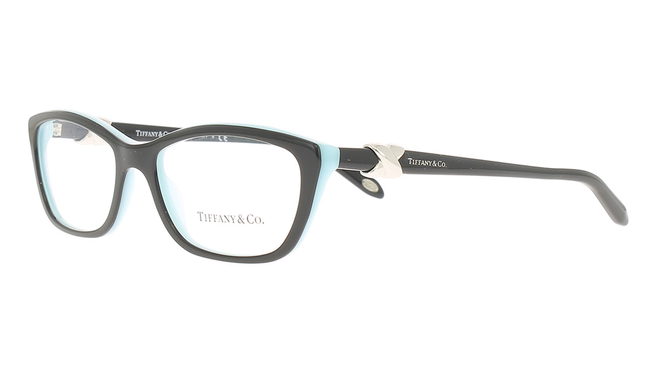 Paire de lunettes de vue Tiffany-co Tf2074 couleur noir - Côté à angle - Doyle