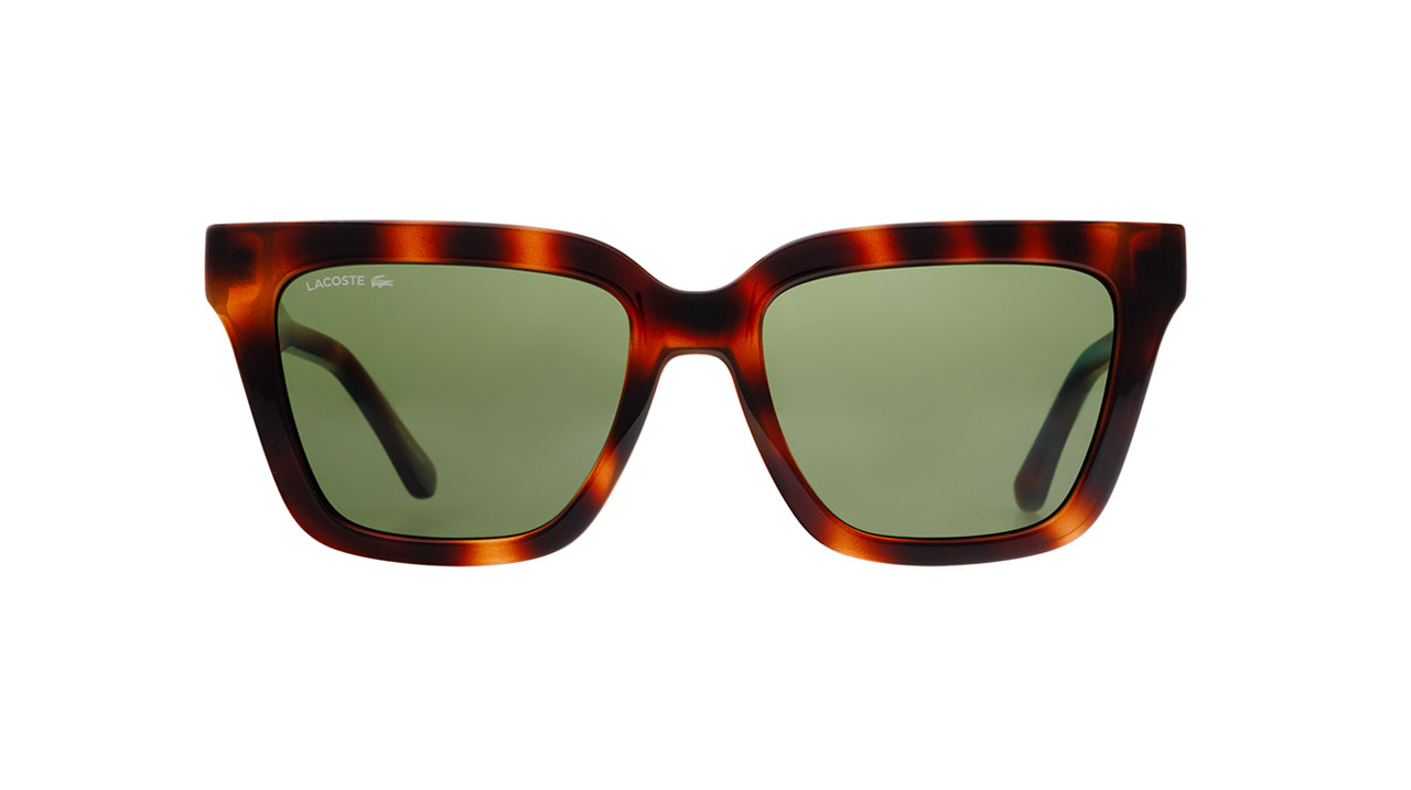 Paire de lunettes de soleil Lacoste L6063s couleur brun - Doyle