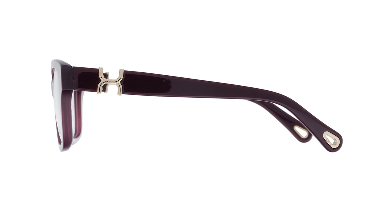 Paire de lunettes de vue Chloe Ch0305o couleur brun - Côté droit - Doyle