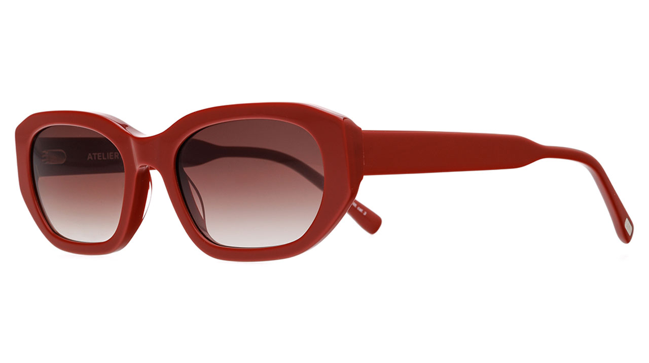 Paire de lunettes de soleil Atelier-78 Kate /s couleur orange - Côté à angle - Doyle