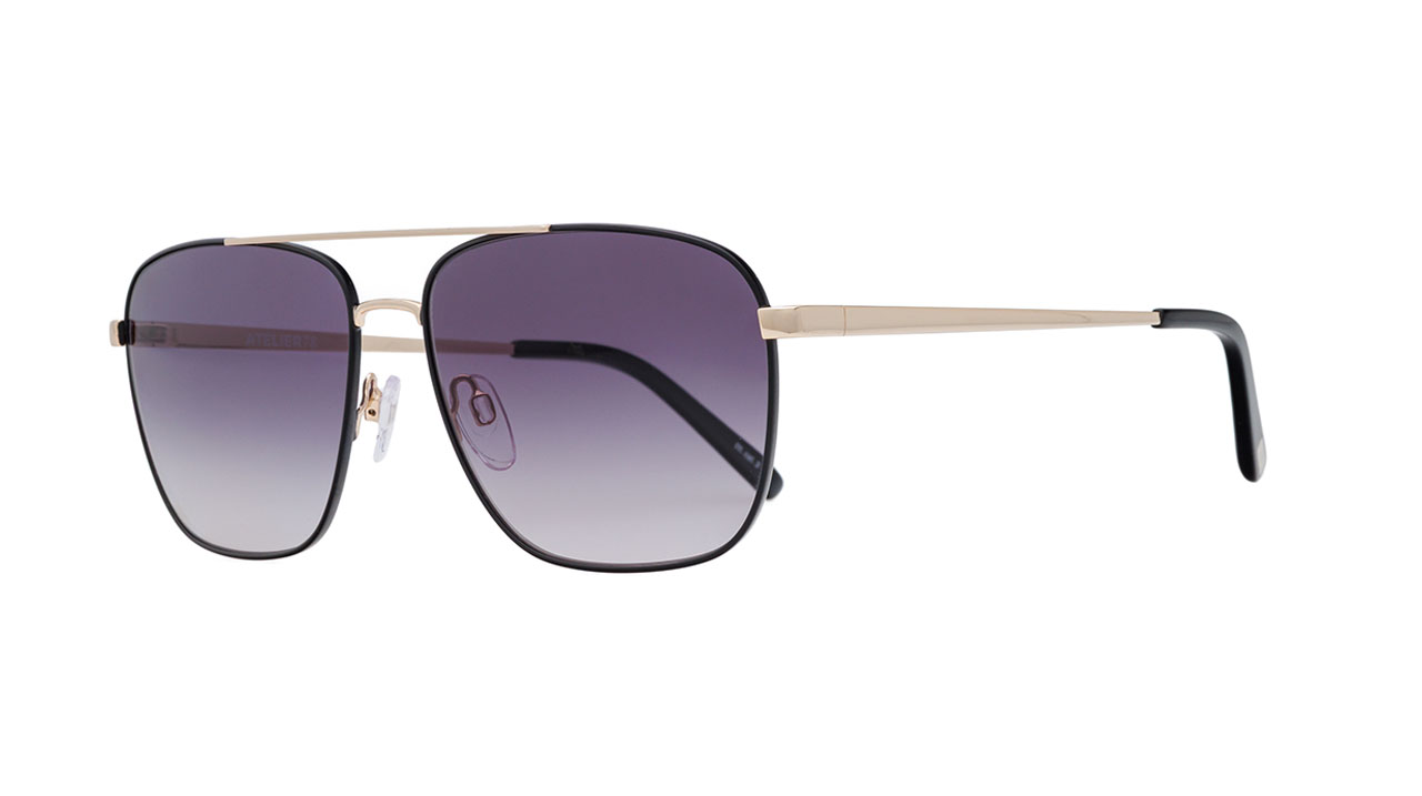 Sunglasses Atelier-78 Pascal /s, black gold colour - Doyle