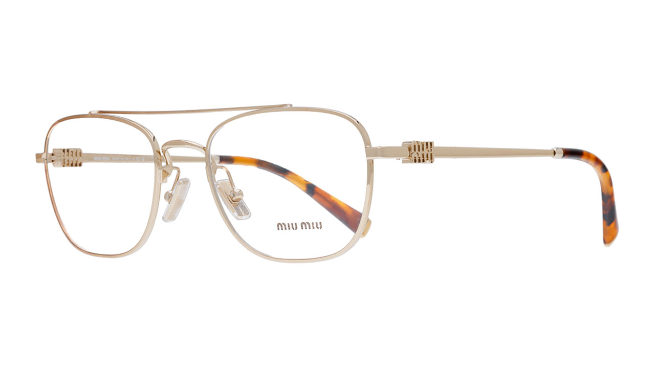 Paire de lunettes de vue Miu-miu Mu51w couleur n/d - Côté à angle - Doyle