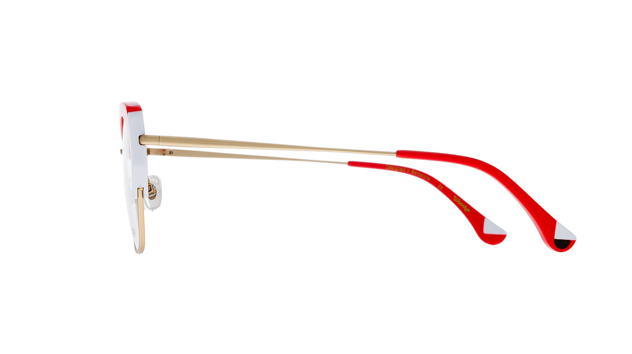 Paire de lunettes de vue Woodys Sinclair couleur bleu - Côté droit - Doyle