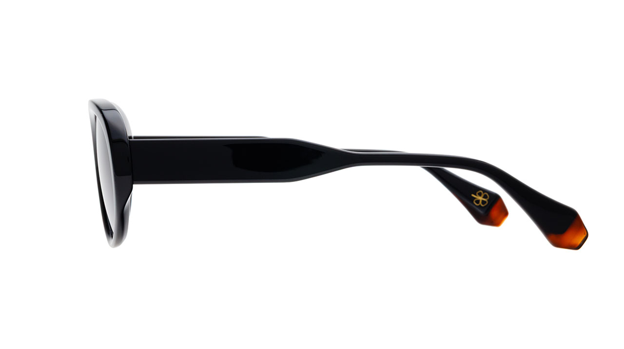 Paire de lunettes de soleil Gigi-studios Lumi /s couleur noir - Côté droit - Doyle