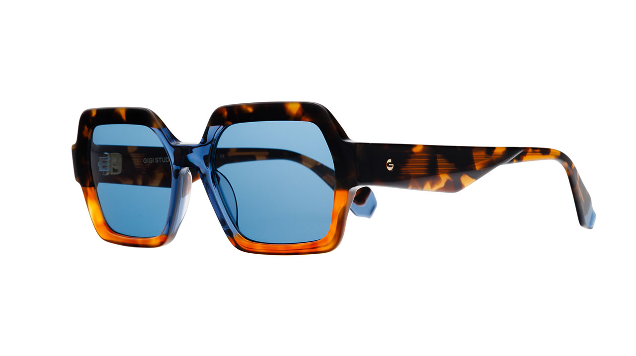 Paire de lunettes de soleil Gigi-studios Soleil /s couleur gris - Côté à angle - Doyle