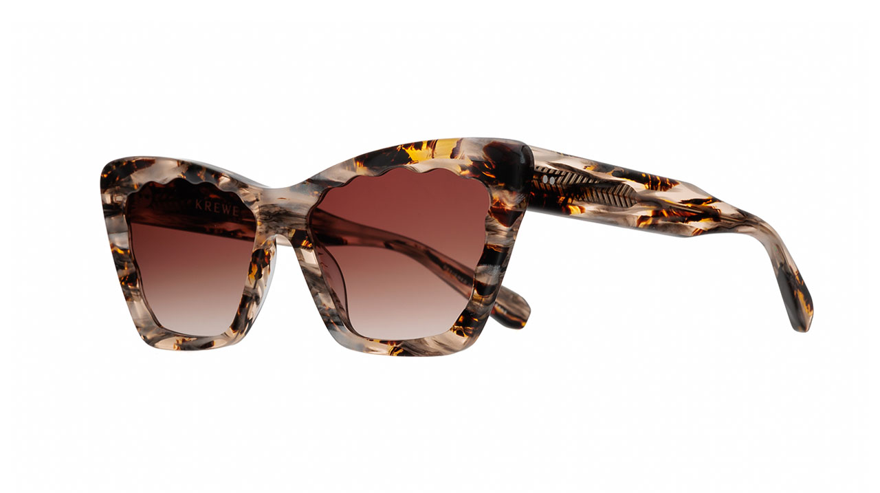 Paire de lunettes de soleil Krewe Brigitte /s couleur n/d - Côté à angle - Doyle