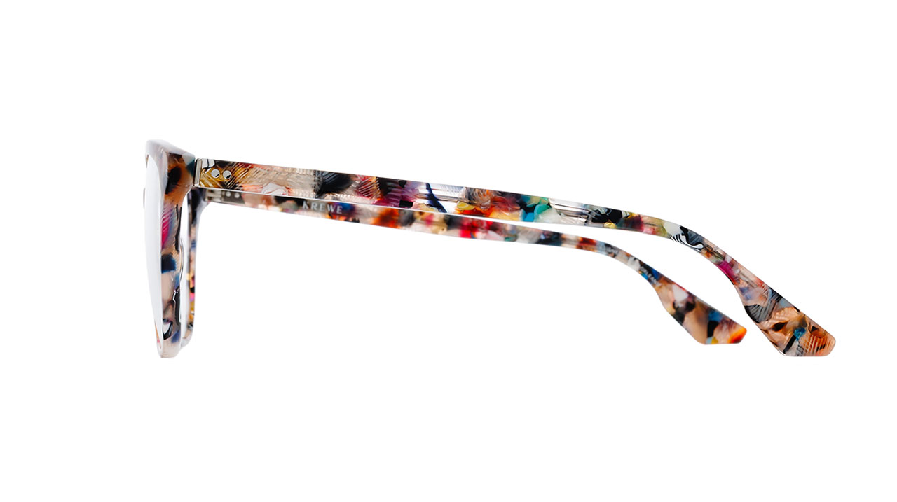 Paire de lunettes de vue Krewe Melrose couleur rose - Côté droit - Doyle