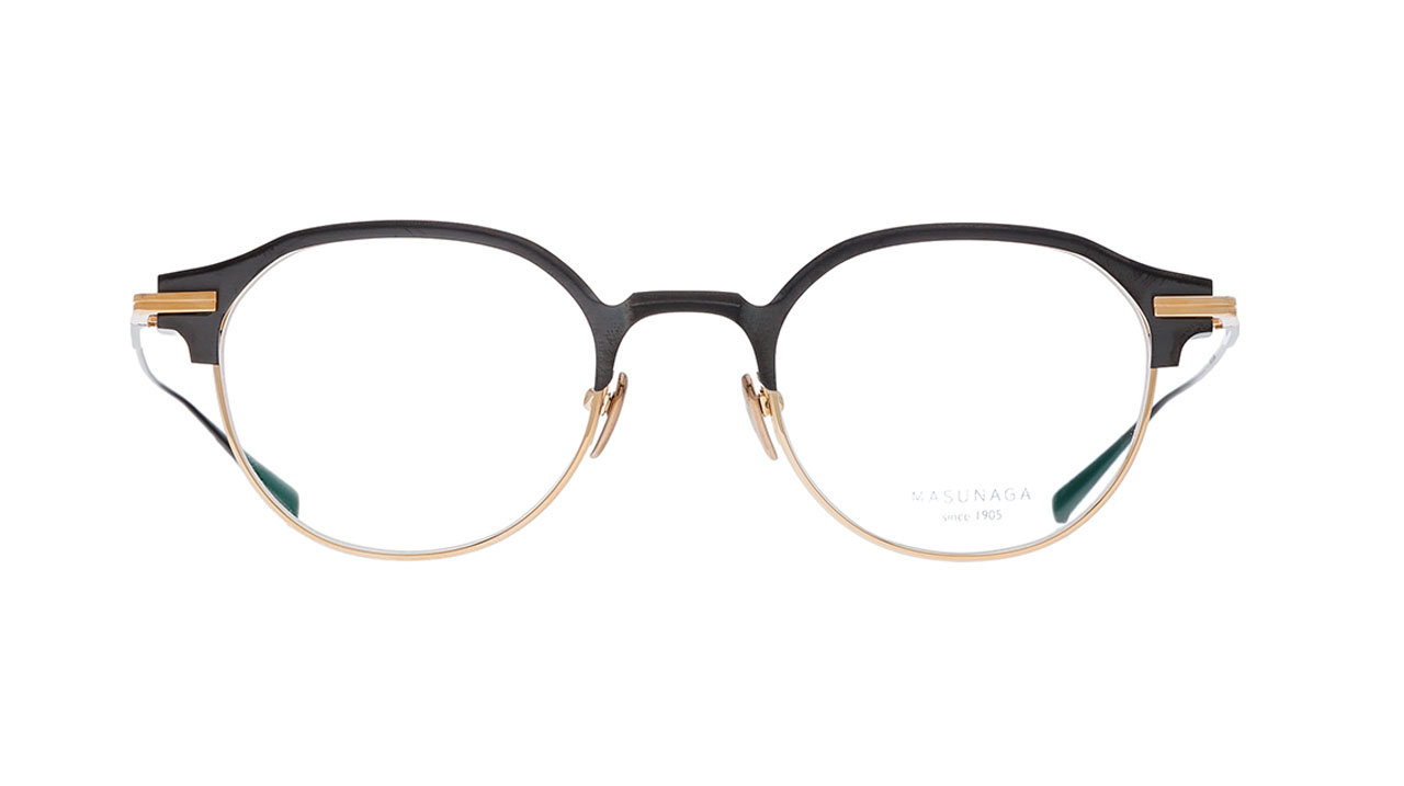 Paire de lunettes de vue Masunaga Imaginist couleur gris - Doyle