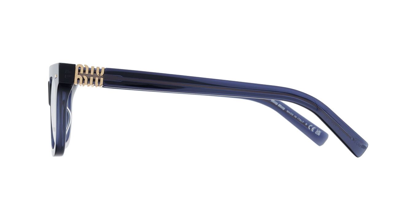 Paire de lunettes de vue Miu-miu Mu07x couleur n/d - Côté droit - Doyle