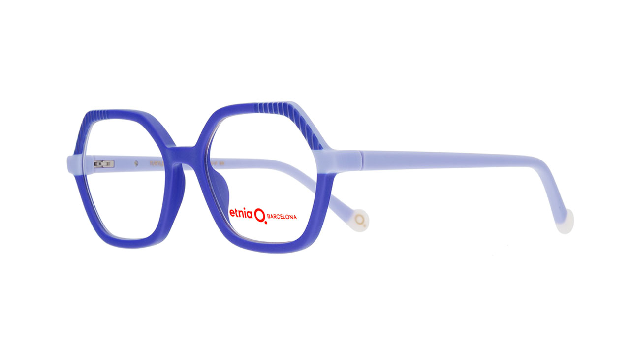 Paire de lunettes de vue Etnia-barcelona Turtle couleur bleu - Côté à angle - Doyle